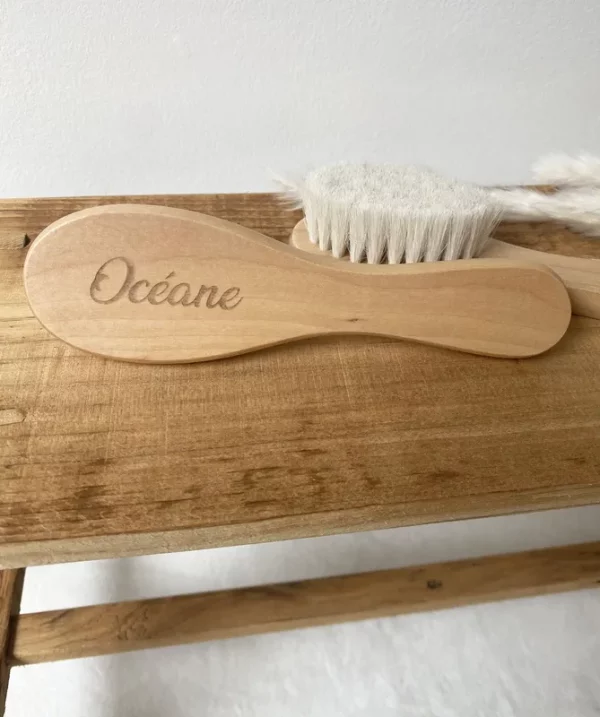 Brosse pour bébé personnalisée – Image 2