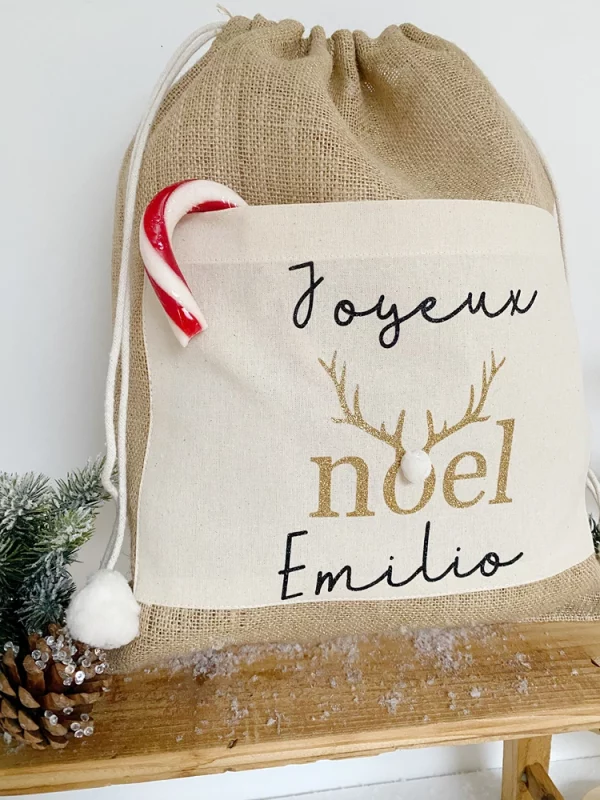 Hotte de Noël personnalisable – Image 2