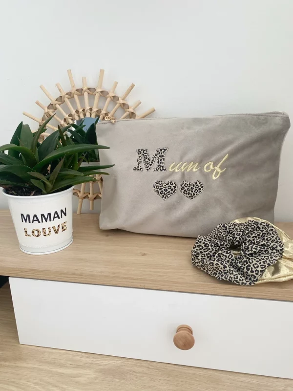 Pochette velours Mum Of... – Image 2