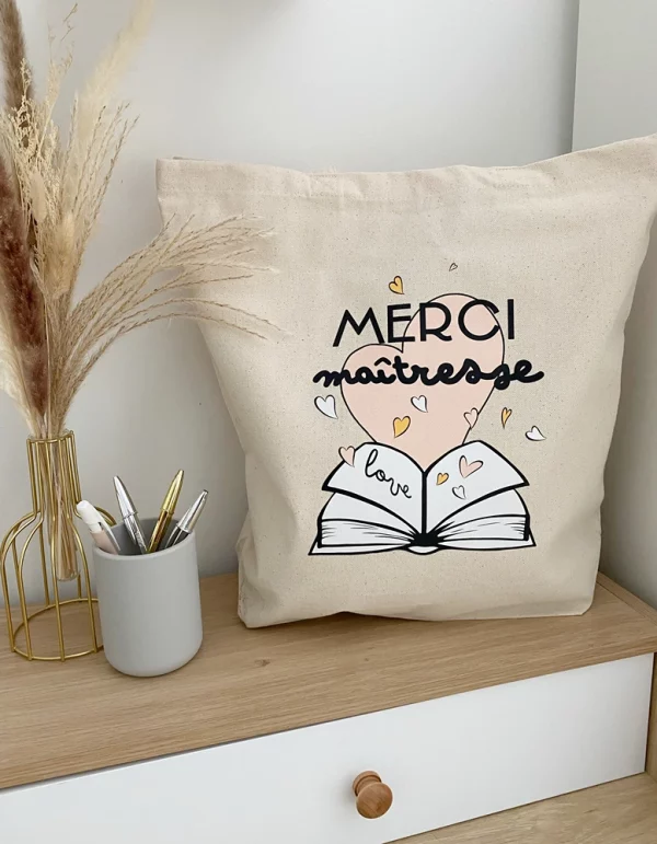 Sac cabas Merci maîtresse – Image 2