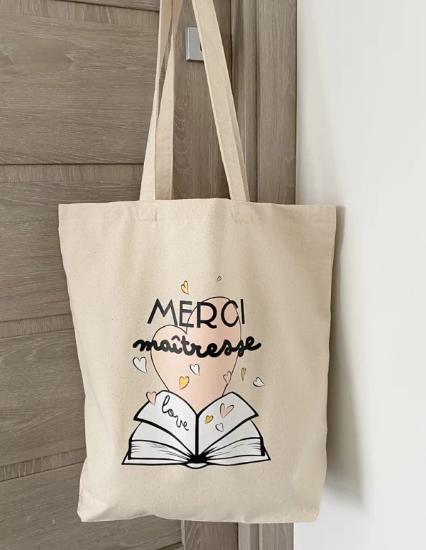 Sac cabas Merci maîtresse – Image 3