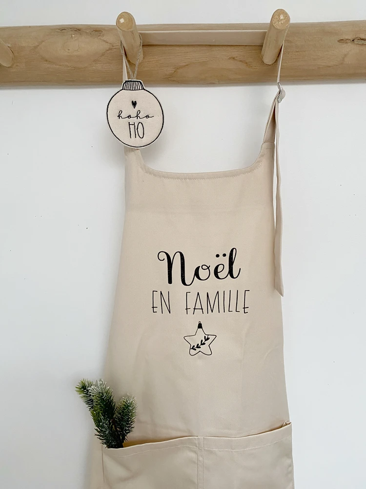 Tablier Noël en Famille